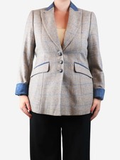 Dubarry Brown check tweed