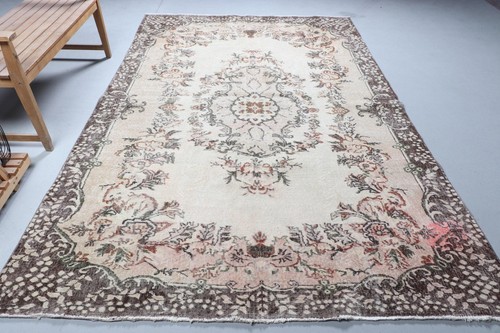 Turkish vintage rug 6x10 5 - vintage, 6,6x10,5