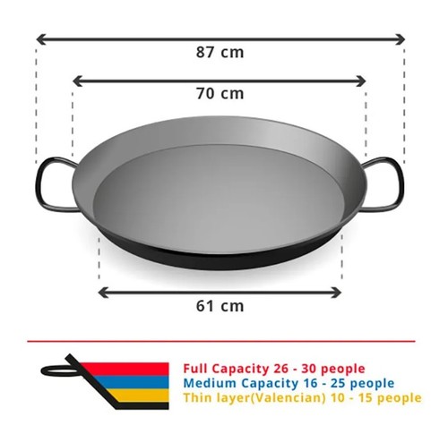 Paella cooking set with 50cm - cooking, 2