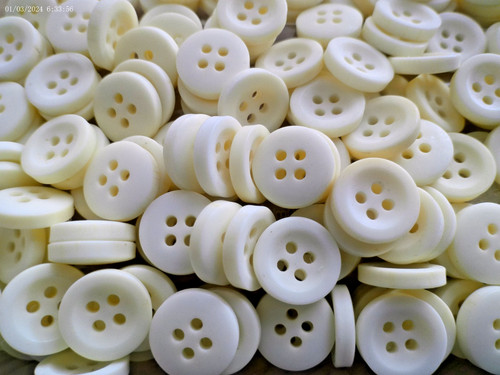 Ivory buttons 15mm 4 - 20,