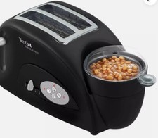 Tefal Toast n Bean, 2 Slice Toaster, Bean & Egg maker/ 1200 W/Black/TT552842
