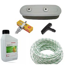 Asuka/ Lawnflite Pro Honda GXV160 Service Kit (Air Filter, Plug, HONDA Oil )