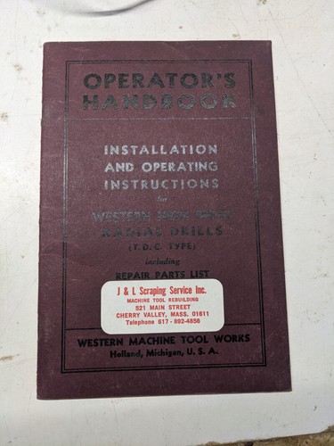 Western machine tool operator - machine,