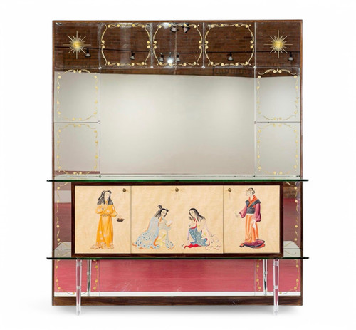 Mirrored mid century bar - mid,