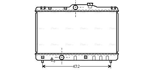 To2140 ava radiator fit - radiator, toyota