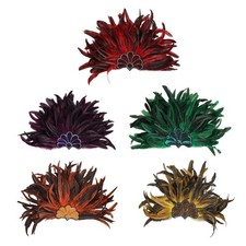 Feather Headdress, Showgirl, Cosplay Accessory for Stage, Dance, Halloween