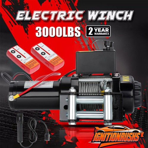 Electric winch 3000lb - electric,