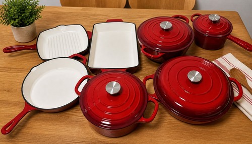 11pc enamel cast - 11pc,