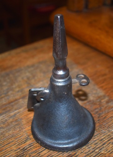 Antique cast iron spoke-making