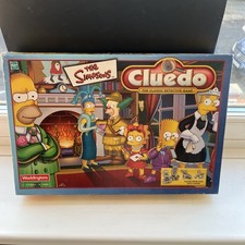 2001 The Simpsons Cluedo Board Game Waddingtons Edition - Missing Plutonium