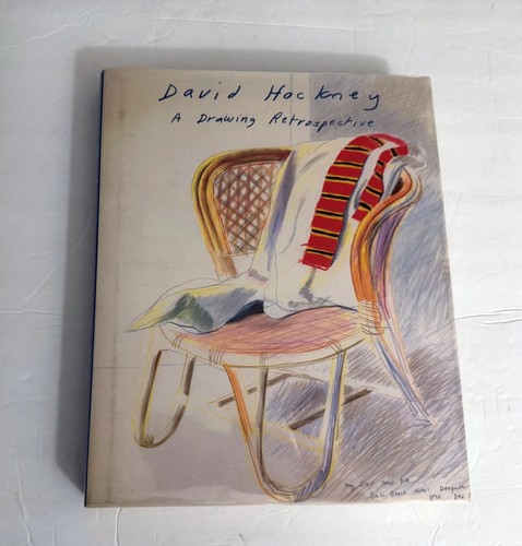 David hockney signed book a - david, *