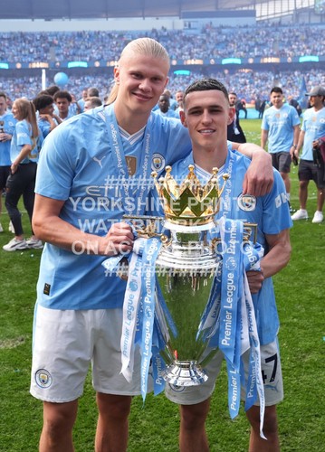 Haaland foden trophy premier - foden,