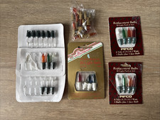 Vintage Christmas Bulbs Lamps Push In Low Voltage Replacements Pifco Woolworths