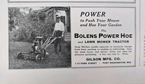 1922 bolens power hoe and - 1922,