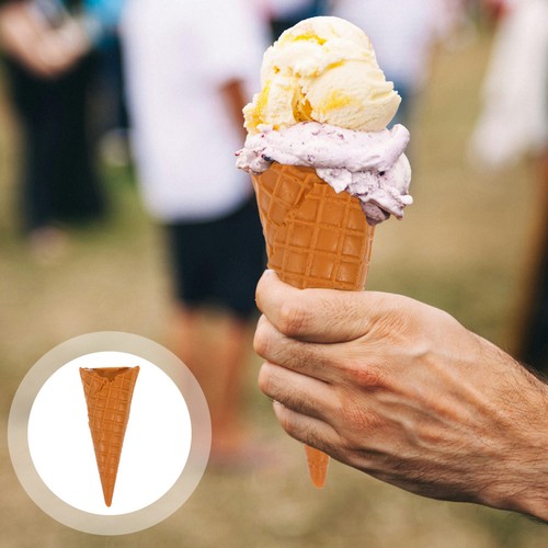 Simulation ice cream cone prop - cream,