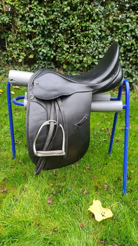 Black leather sandringham - black,