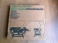 Vintage Black & Decker WM140 Saw Table Attachment