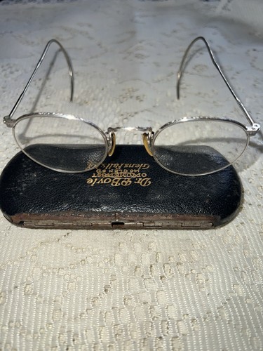 Vintage wire rim glasses - vintage, with