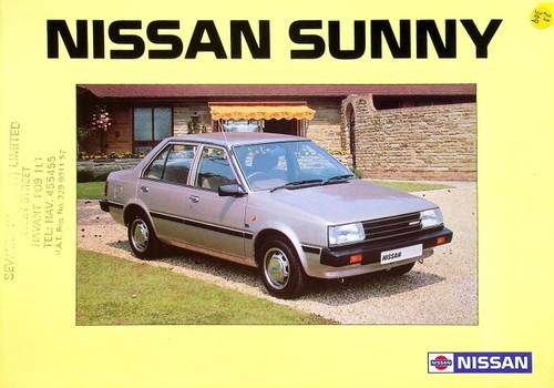 284959 nissan sunny - nissan, uk