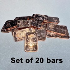 1 oz Buffalo Nickel Copper Bar