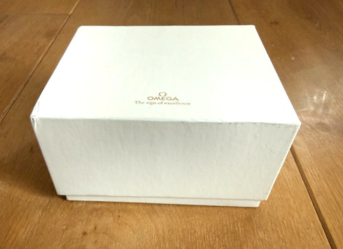 Omega watch box - box, sign