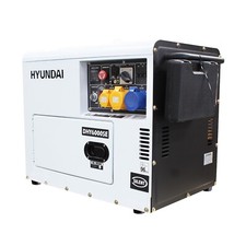 Diesel Generator 3000rpm 5.3kW / 6.7kVA Silenced Standby Single Phase Hyundai