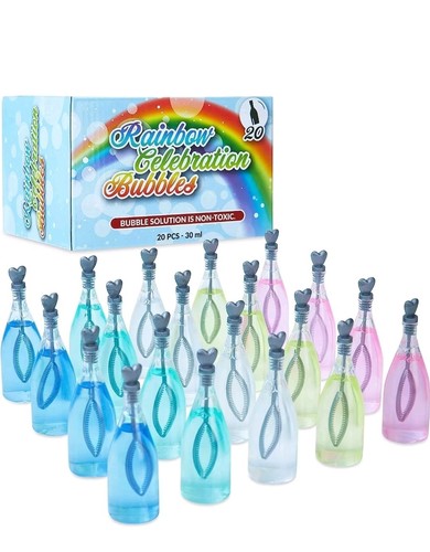 Wedding bubbles rainbow - wedding,