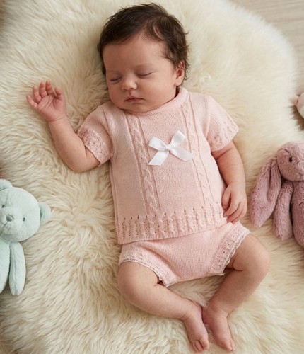 Baby girl knitted summer - summer, jam
