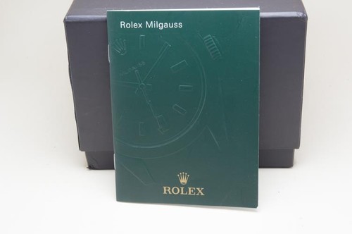 Genuine rolex milgauss manual - rolex,