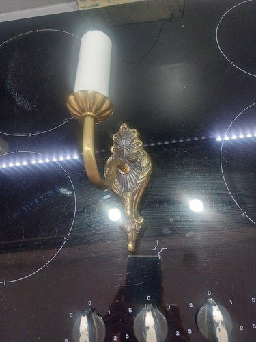 Ornate vintage brass wall - vintage,