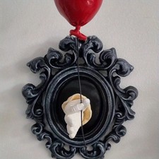 Dark Ghost Clown Resin Wall