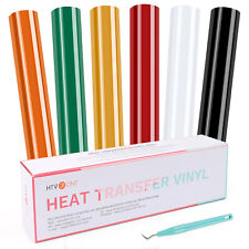 6x Heat Transfer Vinyl Rolls