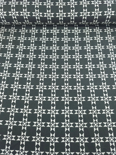 Washed black geo check - washed,