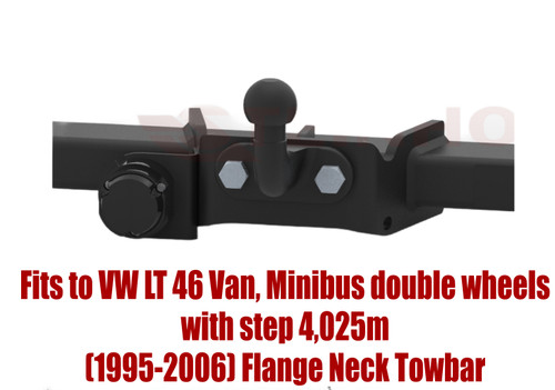 Flange neck tow bar - flange, vw