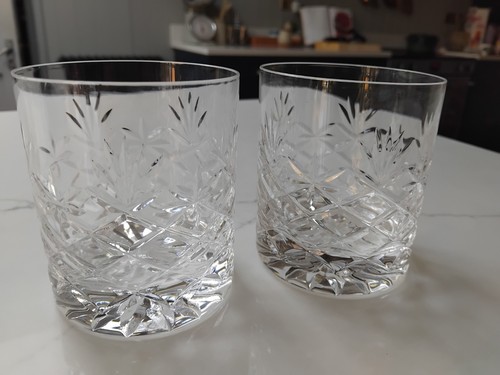 Thomas webb whisky tumblers - thomas,