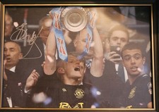 Signed Wigan Athletic football icon Ben Watson pic with COA