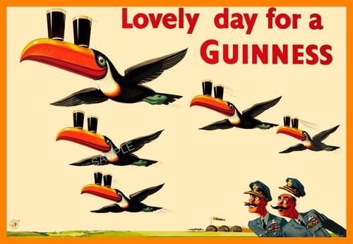 Vintage poster guinness beer - vintage,