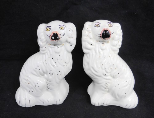 Pair vintage staffordshire - of,