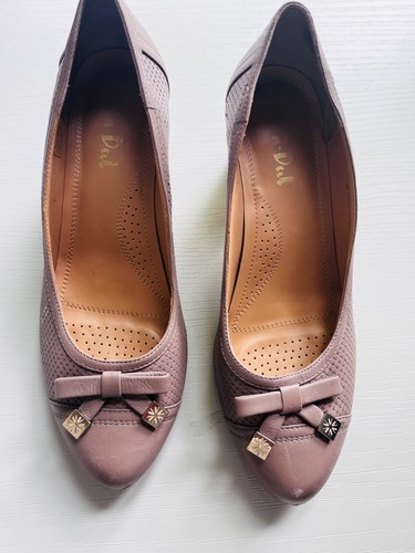 Van dal beige leather shoes - van,