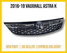 2016 - 2019 VAUXHALL ASTRA K PRE FACELIFT FRONT BUMPER TOP GRILL, CHROMES, BADGE