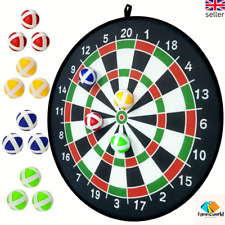 Dart board game with 12 x multicolour sticky balls, Indoor toys, safe for kids