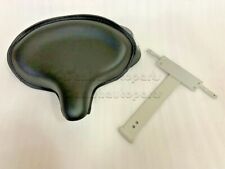 POLICE SOLO SEAT BLACK LEATHER + T-BAR FOR HARLEY FXRP, FXR 1984-94