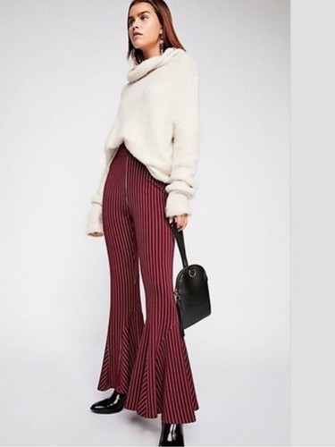 New free people - new, burgundy