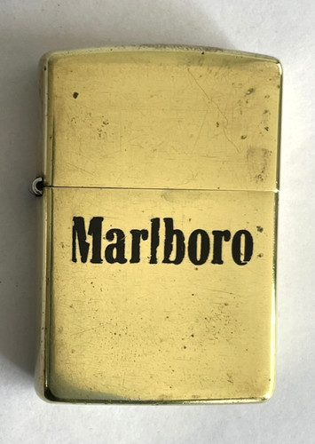 Vintage solid brass - solid, zippo