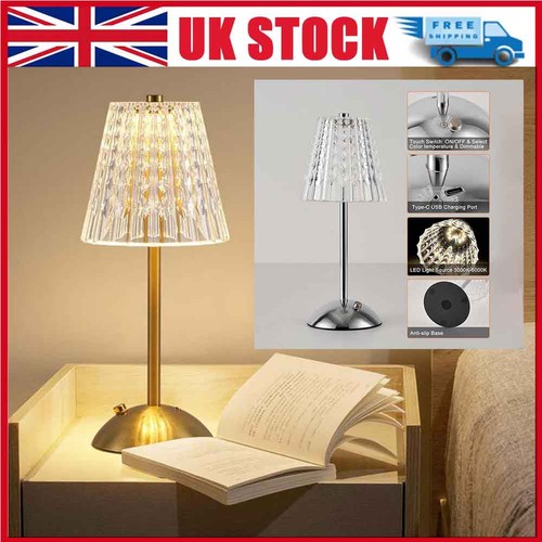 Crystal touch table lamp - crystal,