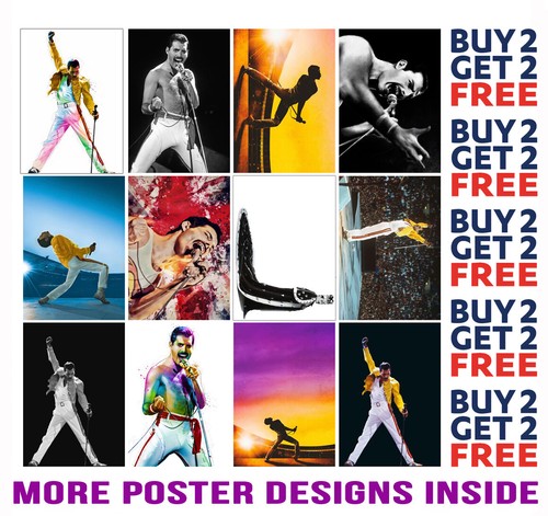 Freddie mercury queen - queen, poster