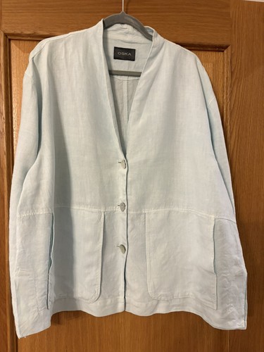 Oska women linen jacket pale - oska, women's