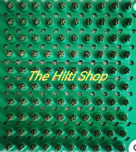 100 hilti green cartridges - hilti,