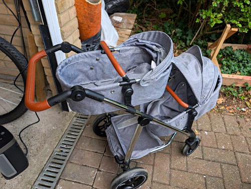 Kids double pushchair - double,