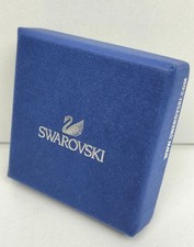 Swarovski Empty Necklace Pendant /Earrings Jewellery Gift Box 6.5 cm sq x 2.5cm